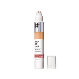 IT Cosmetics Do It All Radiant Concealer ­­– Makeup Concealer – Hydrate & Brighten – Creaseless Medium Coverage & Radiant Finish ­­– Niacinamide & Hyaluronic Acid - Medium Tan Warm, 0.2 Fl Oz