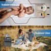 Extra Long Large Lightweight Portable Diaper Changing Mat with Storage