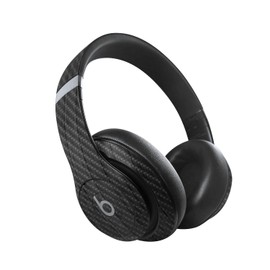 MightySkins Carbon Fiber Skin Compatible with Beats Studio Pro - Black Wood | Protective, Durable Textured Carbon Fiber Finish | Easy to Apply