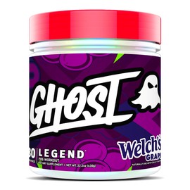 GHOST Legend Pre-Workout Powder, Welch's Grape - 30 Servings – Pre-Workout for Men & Women with Choline, L-Citrulline, & Beta Alanine for Energy & Focus