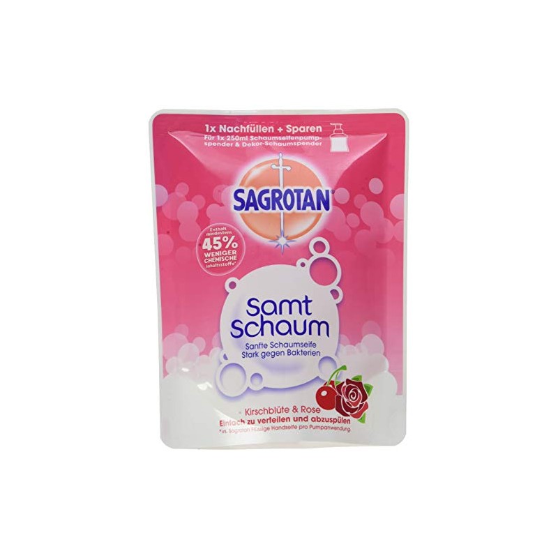 Sagrotan Sagrotan Velvet Foam Refill Cherry Blossom and Rose, 0.265