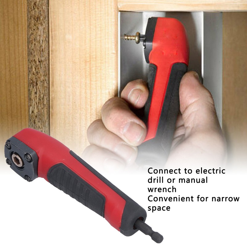 Angle Drill Adapter Stainless Steel Electric Screwdriver Turning Tool Right