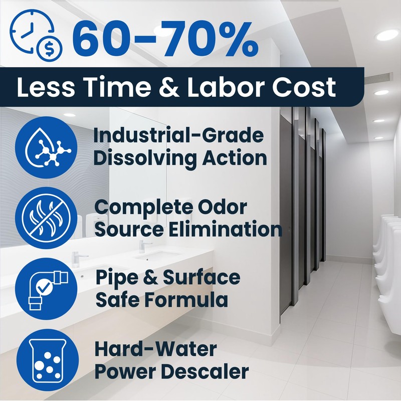 Brodi BolBac Heavy Duty Toilet Bowl Cleaner, High-Power 25-30% HCI
