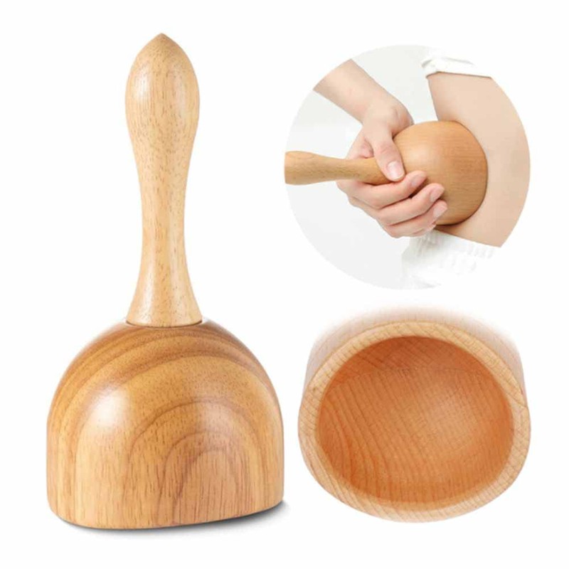 Wood Cupping Therapy Massage Tools Cup,Lymphatic Drainage Massager Tools for