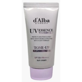 Dalba Waterful Tone-Up Sun Cream Purple 50ml 1ea / 달바 워터풀 톤업 선크림 퍼플 50ml 1개