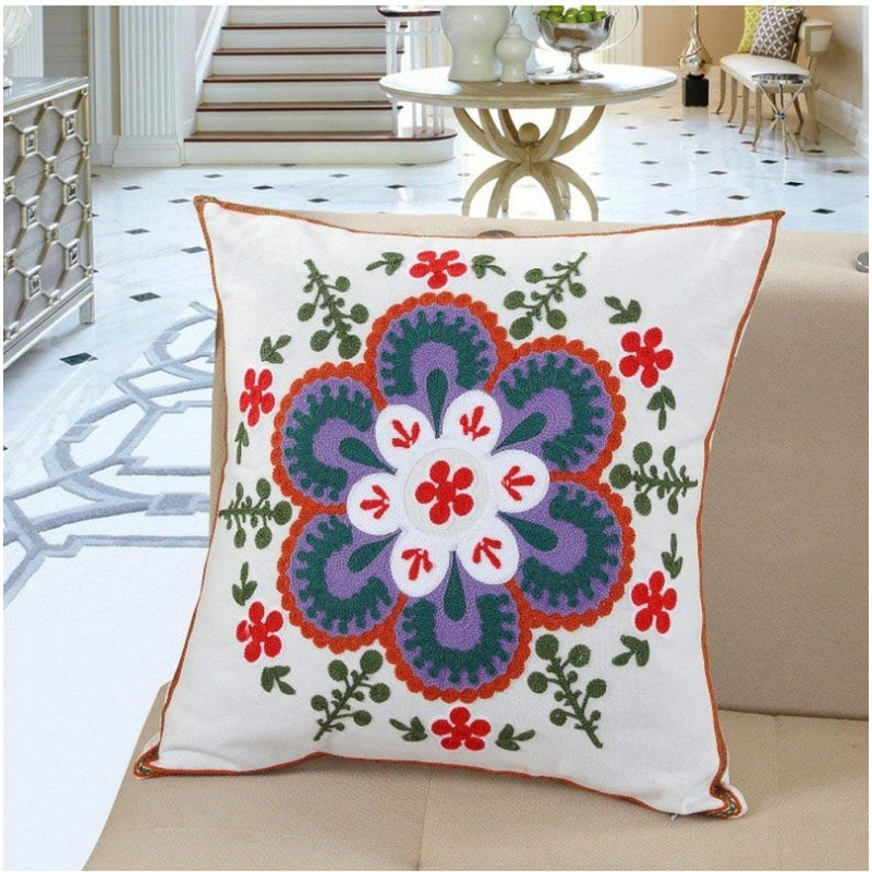 ZUODU Hand Made National Embroidery Bohemian Housewarming Car Home Decoration