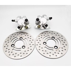 RCH Front Brake Calipers & Brake Rotors for Arctic Cat 400 DVX 2004-2008