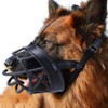 Dog Muzzle, Breathable Basket Muzzles for Small, Medium, Large and
