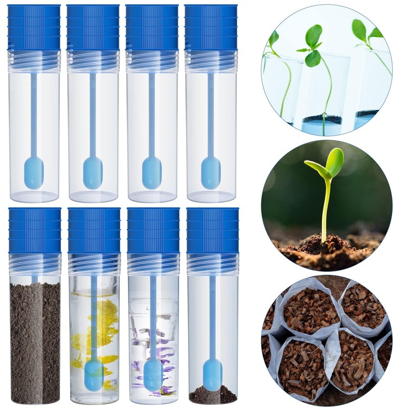 TOTSUN 20Pcs Stool Containers Sample 15 ML Plastic Test Tube