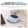 Vibrating Alarm Clock Rechargeable Battery Operated Cordless & Dual Alarms
