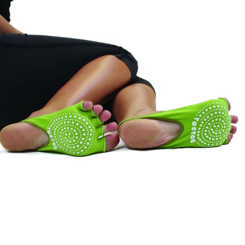 TOETOE - YOGA&PILATES - Anti-Slip Sole Half Open-Toe Toe Socks