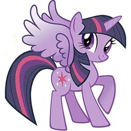 8 Inch Twilight Sparkle Wall Decal Sticker MLP Removable Peel Self Stick Adhesive Vinyl Decorative Art Kids Room Home Decor Girl Bedroom Nursery 8 by 8 inches Tall