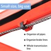 Bicycle Cable C-Clips Black 10Pcs: Brake Cables Clamps for Bicycles