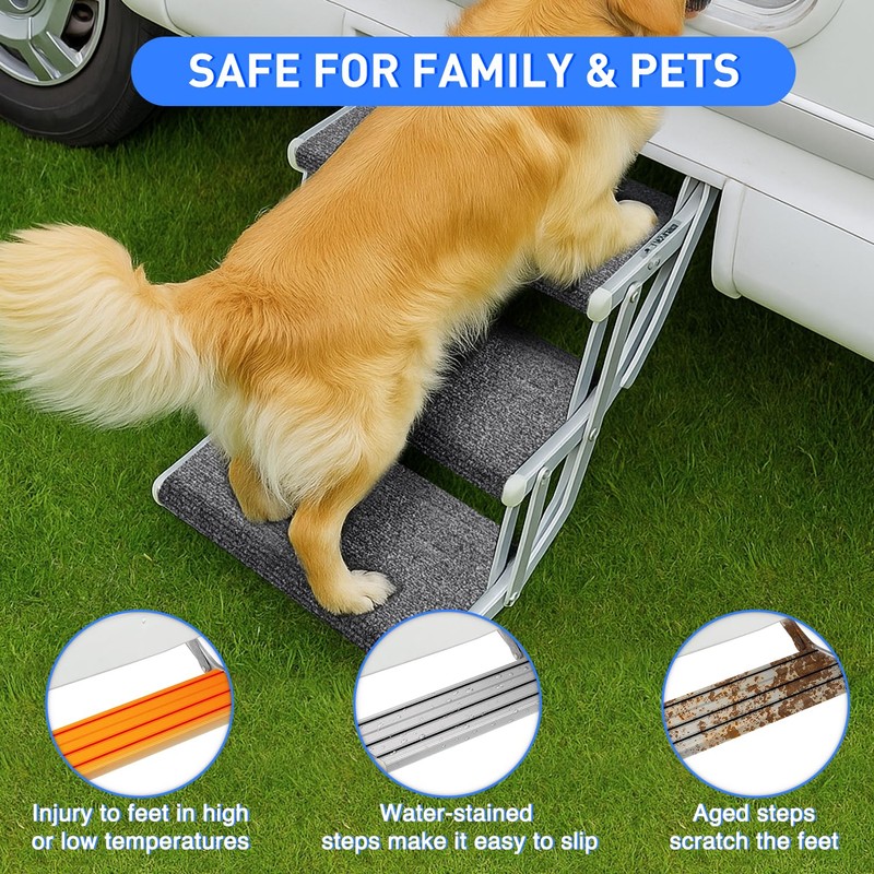 Nilight RV Step Covers 3 Pack 23 inch, Fits 8-11"