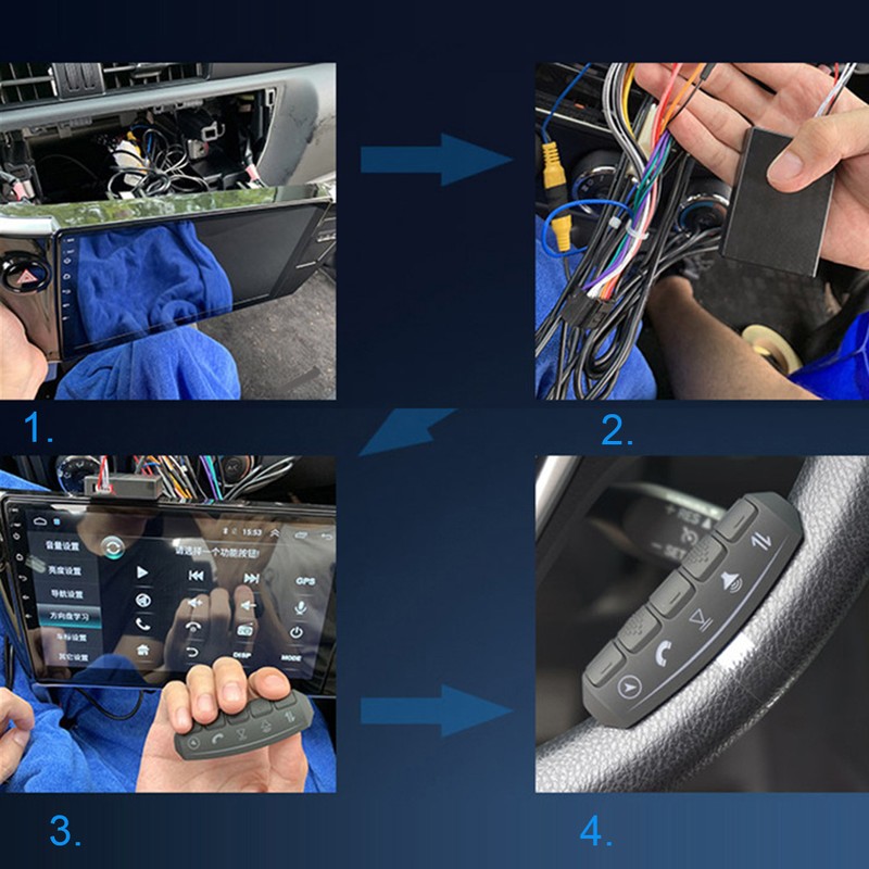 Wireless Steering Wheel Controller Multi Function Car Remote Control