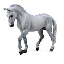 Collect A Horse Life Trakehner Grey Stallion Toy Figure