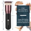 Brocha Base Kabuki Parte Superior Plana Maquillaje Líquido Mezcla Crema