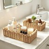 Paper Rope Storage Basket Set of 2, Toilet Paper Basket