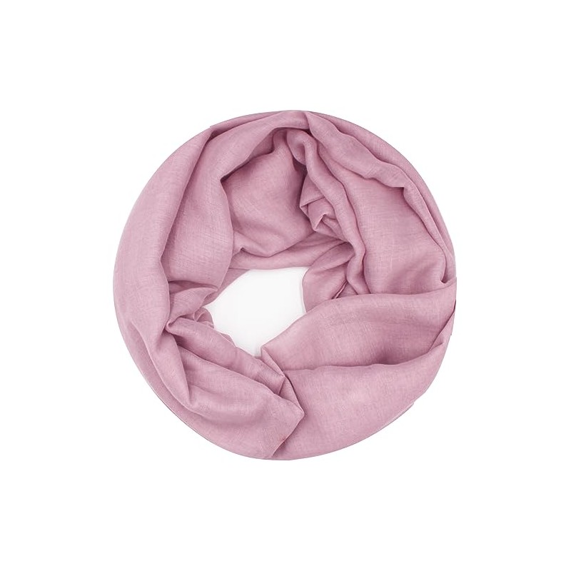 Gloop 01122-01123-P Women's Elegant Plain Loop Scarf, Tube Scarf, Plain
