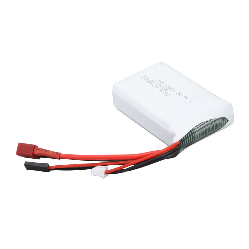 RC 7.4V 4200mAh Lithium Battery Lightweight Overcharge Protection T Plug