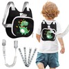 Toddler Harness Backpack Leash with Wrist Link | Cute Dinosaur