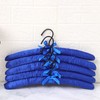 5 Pack Solid Sponge Hanger Non-Slip Wrapping Padded Hangers Clothes