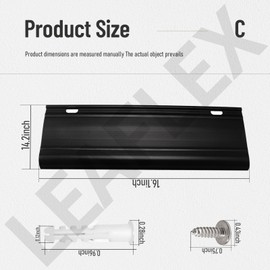 LEAFLEX 534779001 Rear Skirt Guard Flap for Ryobi Lawn Mower 40V 20" Cordless Lawnmowers, Fits RY40107 RY40108 RY40109 RY401011 RY401012 RY40LM03 RY40LM30 Mower