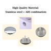 4 Pack Sink Overflow Cover Single Spherical Stainless Steel Insert