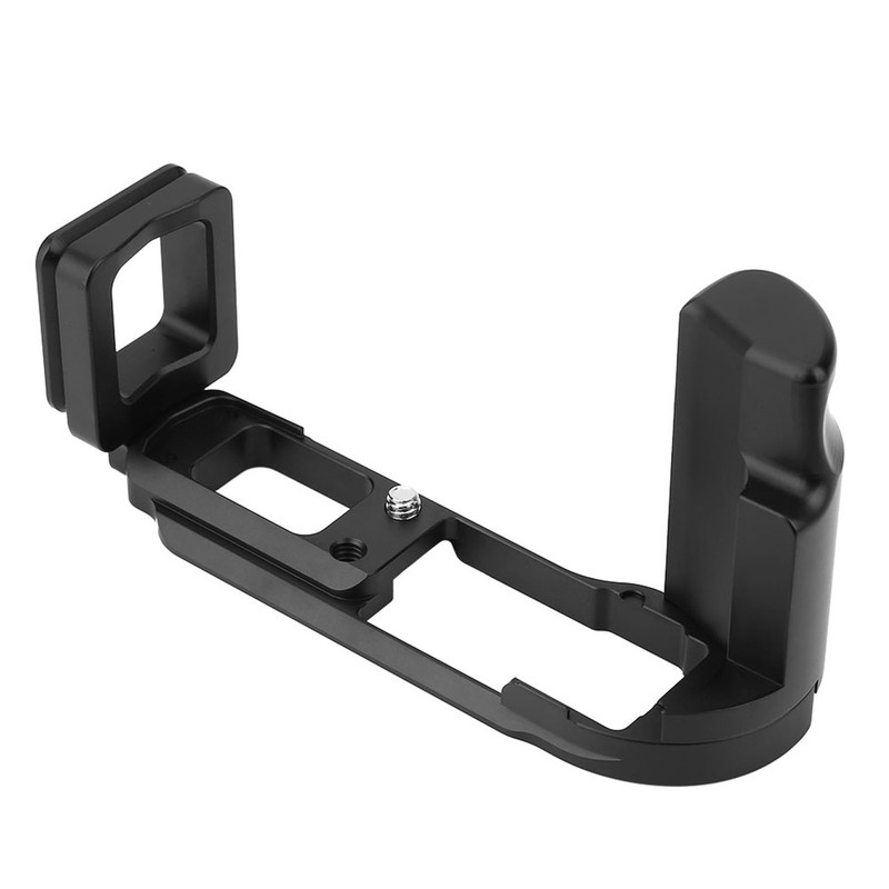 L Shaped Vertical Quick Release Plate Bracket Hand Grip Holder