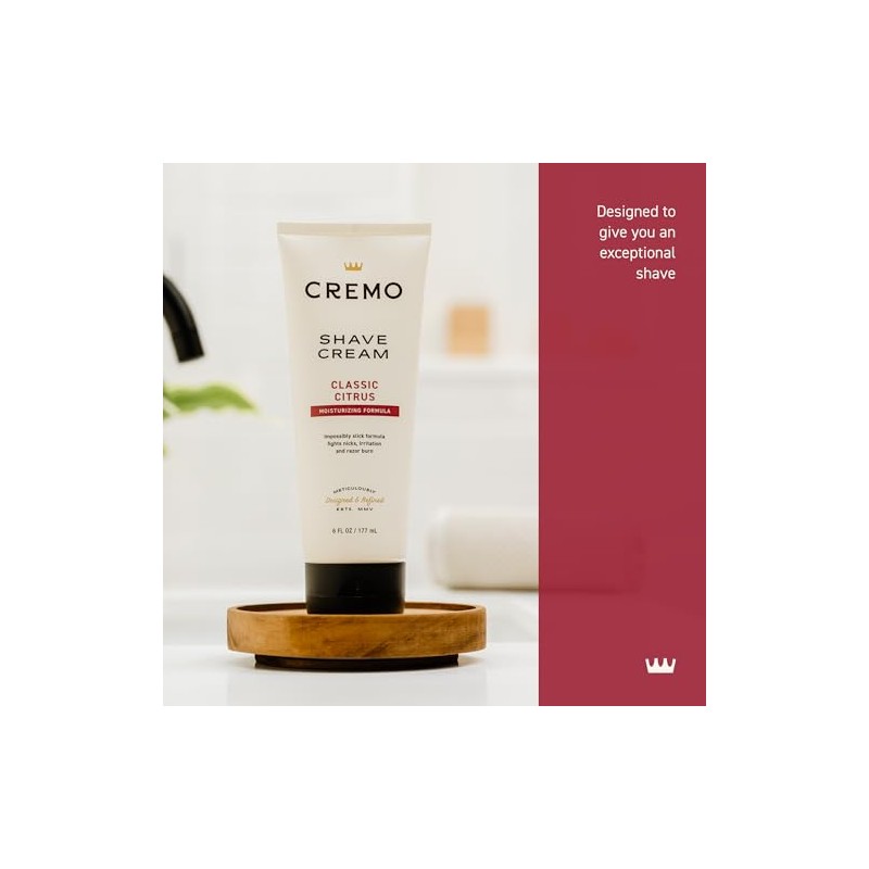 Cremo Original Shave Cream, Astonishingly Superior Smooth Shaving Cream Fights
