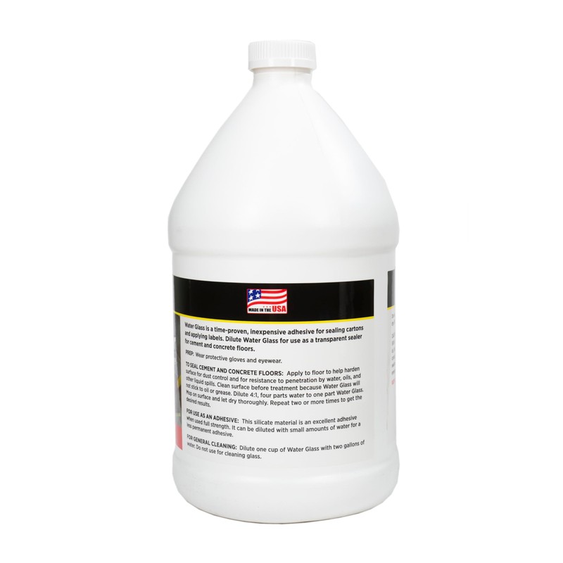 Rutland High Temperature Adhesive, USA-Made 128 Oz Sodium Silicate 40%