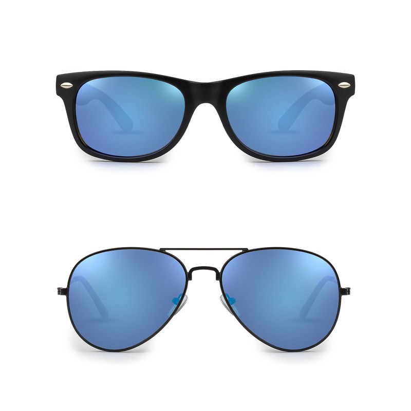 UrbanSky Men's Sunglasses 2 Pack Classic Models, Tiberius X Challenger