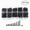 Tornillos M3 280PCS y Tuercas Hex de Acero de Aleaci?n