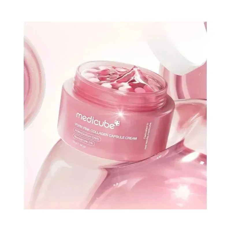 Crema Cápsulas Colágeno Rosa Medicube