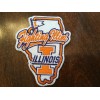 Unbranded Illinois Fighting Illini Vintage Embroidered Iron On Patch 3.25”