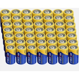 PKCELL Lot of 40 Extra Heavy Duty 1.5V D Batteries R20P UM1 E95 Carbon-Zinc for Lights