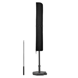 Dokon Parasol Protective Cover, Waterproof, Parasol Cover up to 250 cm Diameter, Garden Umbrella, Winterproof, UV-Resistant Cantilever Parasol Cover, Cover for Market Umbrella/Balcony Umbrella (153 x