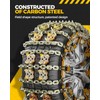 KYX Tire Chains for Car/SUV/Pickup Truks, Adjustable Universal Emergency Snow
