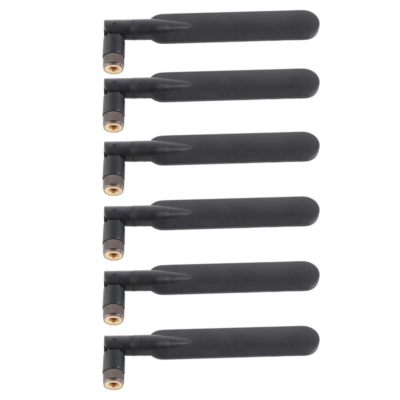 6Pcs Flat Paddle WiFi Antenna 3CMJT RP‑SMA Male Connector High