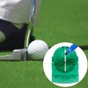 Luckious 6 PCS Golf Ball Marker Line Tool - Transparent