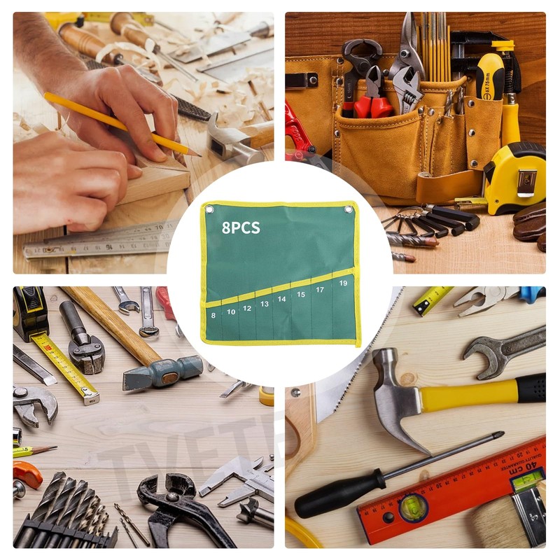 Wrench Storage Bag, Canvas Spanner Wrench Tool Storage Bag, Wrench