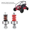 2PCS 112mm Rear Shock Absorber Aluminum Alloy Red Black for