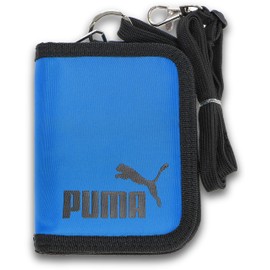 Puma PM242 Wallet, Bifold Wallet, Kids, Elementary School Students, Junior High School Students, With Strap, Men's, Women's, Unisex, Bifold Wallet, blue