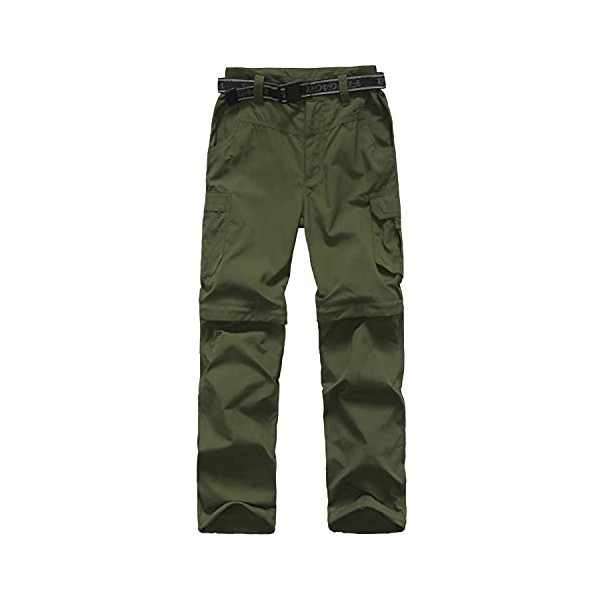 JOMLUN Boy’s Casual Quick Dry Outdoor Pants Hiking Climbing Convertible