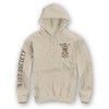 Riot Society Snitches Get Stitches Teddy Mens Hoodie - Sand,