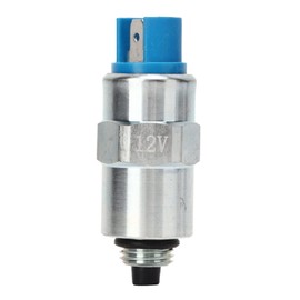 Aramox Válvula Solenoide de Parada de Combustible 7167620C Reemplazo para Delphi, ABS, Acrilonitrilo Butadieno Estireno (ABS), 2 Puertos, Válvula Solenoide, Válvula