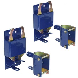 Two Way Lockable Gate Latch, Blue. Perfect for Farms, Pastures, and Ranches. Part Number S16100100 (Big Blue 2PACK)