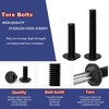 Wavanta 20Pcs M6 Bolts, M6 x 16mm Flanged Button Head
