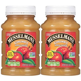 Musselman's CHUNKY Apple Sauce (Pack of 2) 24 oz Jars