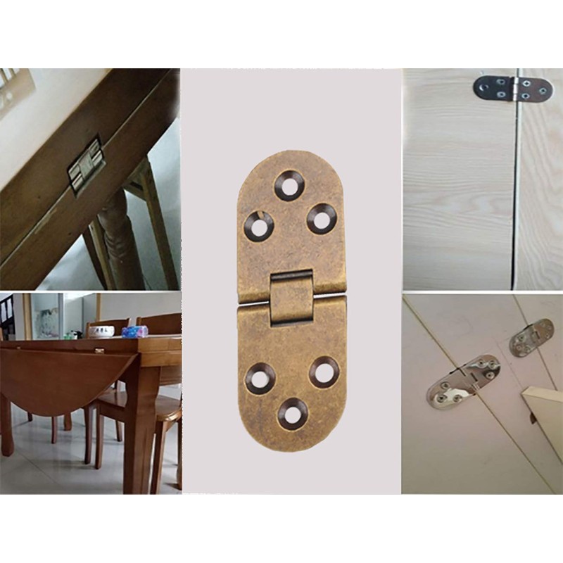 Folding Flip Top Hinge, Tiberham 180 Degree Round Edge Sewing